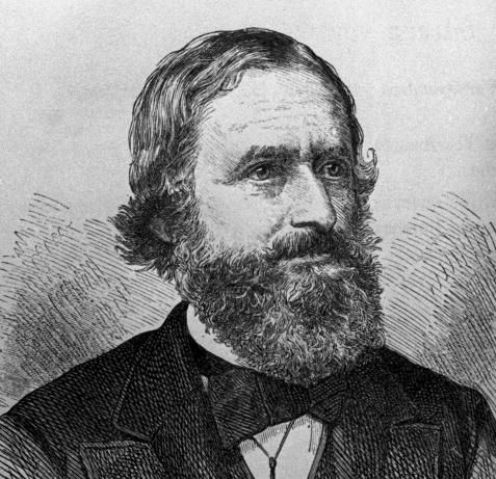 Gustav Robert Kirchhoff (12 de marzo de 1824 - 17 de octubre de 1887)