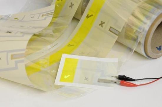 Un diodo orgánico de emisión de luz, también conocido como  OLED (acrónimo del inglés: Organic Light-Emitting Diode), es un diodo  que se basa en una capa electroluminiscente formada por una película de  componentes orgánicos que reaccionan, a una determinada estimulación  eléctrica, generando y emitiendo luz por sí mismos.