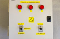 Diseño de un tablero de control de bombas de agua.